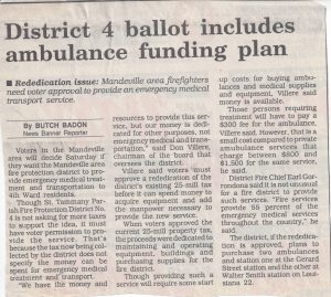 Ambulance Proposal Article