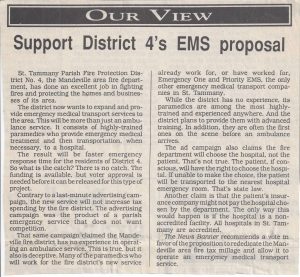 Ambulance Proposal Article