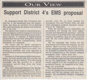 Ambulance Proposal Article