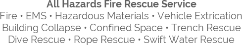 All Hazards Fire Rescue Service