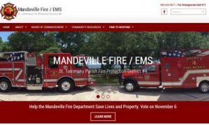 Mandeville Fire Website