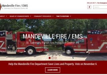 Mandeville Fire Website